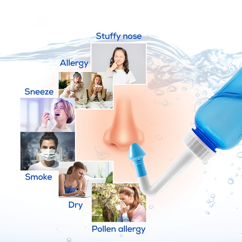Nasal Wash Bottle for Sinus Rinse and Care
